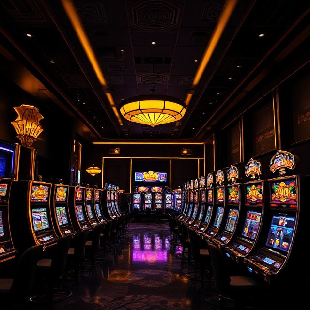 Phòng chơi game cao cấp với máy slot tại M8BET SG